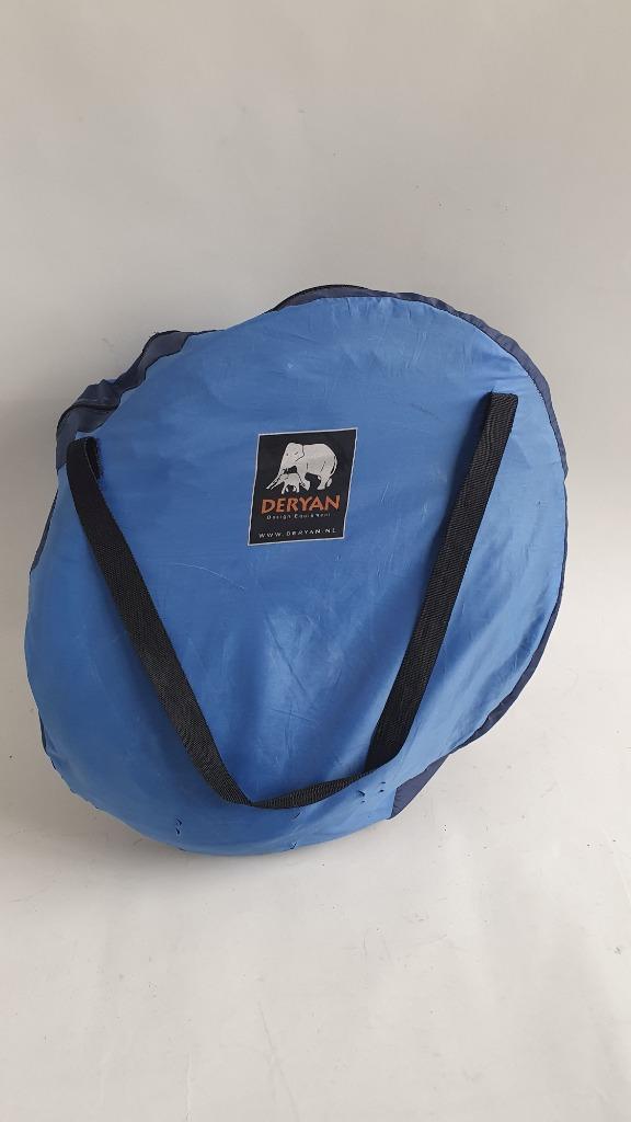 Deryan peuter babytentje, popup tent, blauw en groen. S40, Caravans en Kamperen, Kampeeraccessoires, Gebruikt, Ophalen of Verzenden