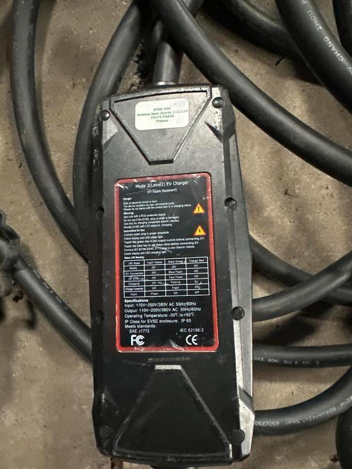 EVSE ONE Mode 2 Laadkabel 12 Meter inclusief verloop 32/16 A, Auto diversen, Laadpalen, Gebruikt, Laadkabel, Ophalen of Verzenden