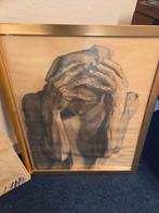 Marius van Dugteren Tekening - Expressieve Handen, Ophalen of Verzenden