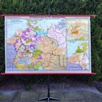 Grote wandkaart Midden-Europa in de 16e eeuw, Antiek en Kunst, Ophalen, Aardrijkskunde
