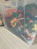 Houten Treinbaan Compleet met Accessoires, Ophalen, Gebruikt, Jongen of Meisje