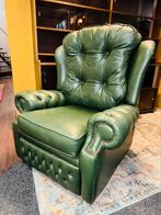 Chesterfield Suzanne relax fauteuil made in England groen, Huis en Inrichting, Fauteuils, Ophalen of Verzenden