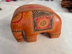 Leren Olifant spaarpot., Ophalen