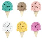 IJshoorn Klok / Wandklok IJs Pop Art Restaurant Cafe Bar Ice, Huis en Inrichting, Woonaccessoires | Klokken, Verzenden, Nieuw