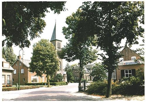 958884 Biest Houtakker N Br Gelopen met postzegel, Verzamelen, Ansichtkaarten | Nederland, Gelopen, Noord-Brabant, Ophalen of Verzenden