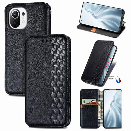 Luxe PU Lederen Wallet Case Set voor Xiaomi Mi 11 _ Zwart, Telecommunicatie, Mobiele telefoons | Hoesjes en Frontjes | Overige merken