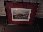 Engelse mooi ingelijste prent, Antiek en Kunst, Ophalen of Verzenden