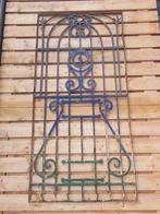 1 uniek antiek sierhek afm.990x25x1990 mm. massief metaal, Tuin en Terras, Tuinhekken en Hekwerk, Ophalen of Verzenden, Gebruikt