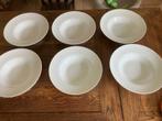 6 witte pastaborden, Nieuw, Ophalen of Verzenden, Bord(en), Effen