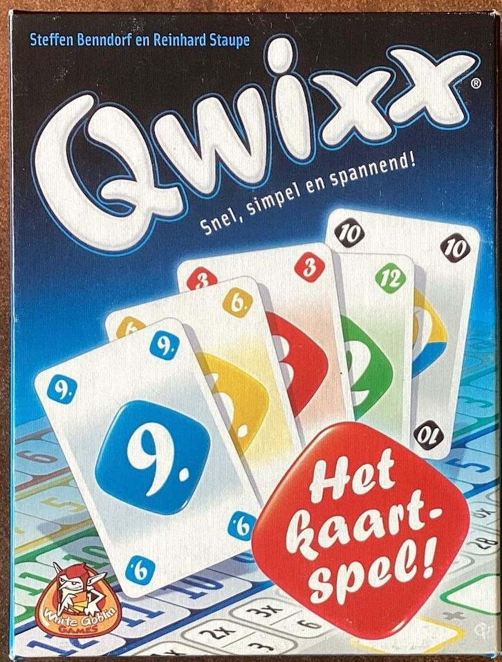 Qwixx Het Kaartspel, Hobby en Vrije tijd, Gezelschapsspellen | Kaartspellen, Zo goed als nieuw, Ophalen of Verzenden