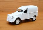 Welly Citroen 2CV Fourgonnette model 1957 (wit) schaal 1/38, Hobby en Vrije tijd, Modelauto's | 1:43, Ophalen of Verzenden, Nieuw