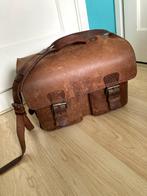 Leren schooltas (Ruitertassen), Sieraden, Tassen en Uiterlijk, Tassen | Schooltassen, Gebruikt, Bruin, Aktetas of Boekentas, Leer