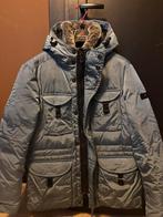 Peuterey winterjas lichtblauw, Kleding | Heren, Jassen | Winter, Ophalen of Verzenden, Zo goed als nieuw, Blauw