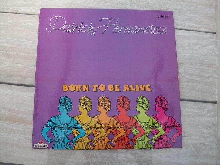 vinyl lp patrick hernandez born to be alive, Cd's en Dvd's, Vinyl | Rock, Zo goed als nieuw, Poprock, 12 inch, Ophalen