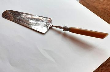 Schitterende antieke verzilverde taartschep. beschikbaar voor biedingen