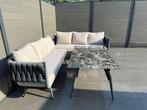 Luxe loungeset met marmerlook tafel, Ophalen, Zo goed als nieuw