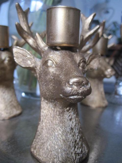 Hertenkopje kaarsenstandaard, Diversen, Kerst, Nieuw, Ophalen