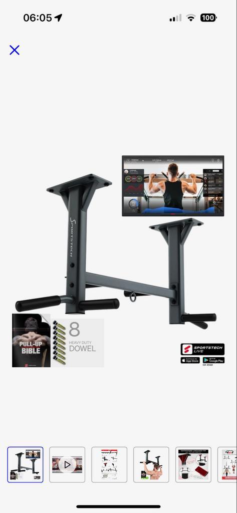 Pull up bar nieuw in doos., Sport en Fitness, Fitnessapparatuur, Nieuw, Krachtstation, Armen, Rug, Metaal, Ophalen of Verzenden