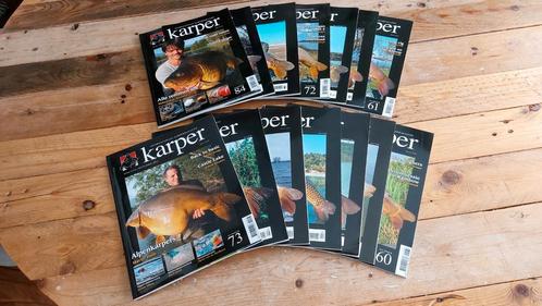 visboeken 14 x karper magazine, Watersport en Boten, Hengelsport | Algemeen, Zo goed als nieuw, Ophalen of Verzenden