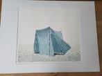 Mooi kunstwerk Gert Strengholt litho  Windvlaag 8/19, Ophalen