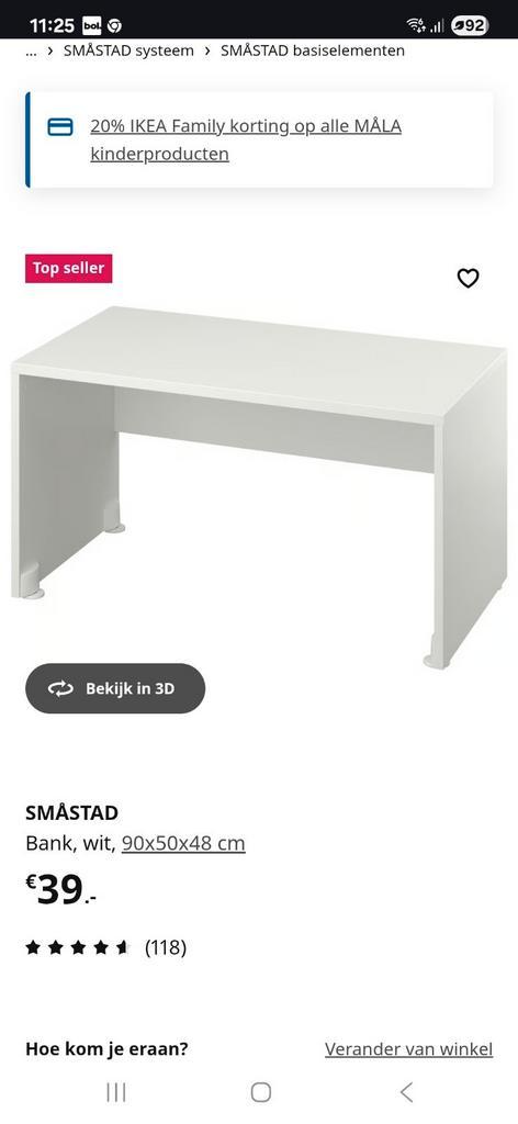 Gratis Ikea smästad / stuva opknapper, Kinderen en Baby's, Kinderkamer | Overige Meubels, Gebruikt, Overige typen, Ophalen