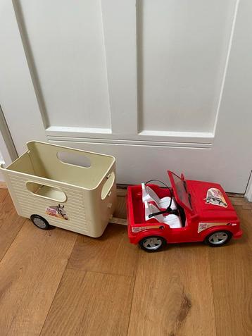 Barbie Auto met Trailer beschikbaar voor biedingen