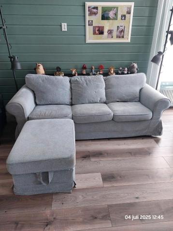 Ikea Ektorp 3-zits bank + hocker - afbeelding 2