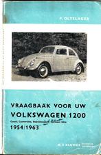 Vraagbaak Volkswagen Kever 1200, VW T1, Karmann Ghia 54'-63, Auto diversen, Handleidingen en Instructieboekjes, Ophalen of Verzenden