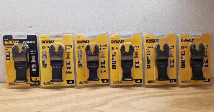 Dewalt zaagjes multitool fein zaag zaagblad, Doe-het-zelf en Verbouw, Gereedschap | Machine-onderdelen en Toebehoren, Nieuw, Ophalen