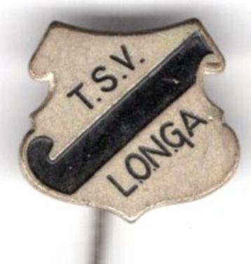 T.S.V. Longa zilverkleurig voetbal club speldje ( Y_145 ) beschikbaar voor biedingen