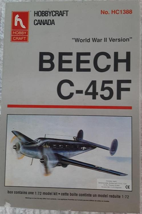 Hobbycraft Beech C-45F 1/72, Hobby en Vrije tijd, Modelbouw | Vliegtuigen en Helikopters, Zo goed als nieuw, Vliegtuig, 1:72 tot 1:144