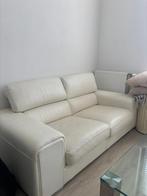 Leren Bank, Huis en Inrichting, Ophalen, Zo goed als nieuw, Leer