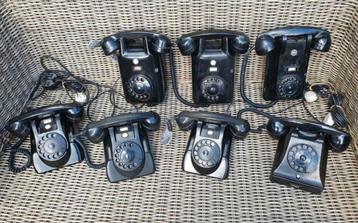 Partij bakelieten telefoons (allerlei modellen)  beschikbaar voor biedingen