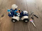 Playmobil Politie Quad met Opwindmotor 3655, Ophalen of Verzenden, Zo goed als nieuw, Complete set
