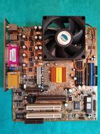 Vintage Pc MOEDERBORD=ECS K7SEM socket A+AMD Athlon XP 1800+, Computers en Software, Moederborden, Gebruikt, Socket A, Ophalen of Verzenden