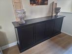 Zwart dressoir van 1,5 jaar oud.( gereserveerd voor Marja ), Ophalen, Zo goed als nieuw, 25 tot 50 cm, 200 cm of meer