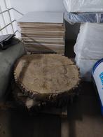 Boomstam schijven, Doe-het-zelf en Verbouw, Hout en Planken, Ophalen, Minder dan 25 mm, Eiken, Zo goed als nieuw