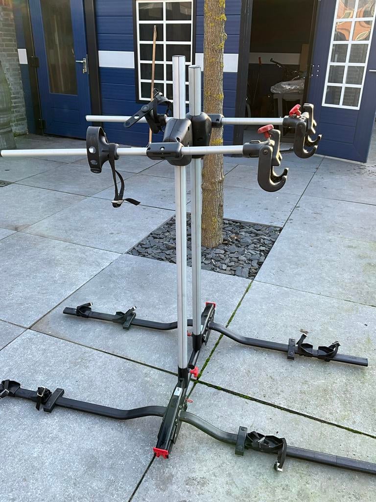 Daklift fietsendrager, Ophalen, 2 fietsen, Zo goed als nieuw, Dakdrager