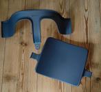 Stokke Tripp Trapp babyset grijs blauw, Kinderen en Baby's, Kinderstoelen, Ophalen of Verzenden, Zo goed als nieuw, Meegroeistoel