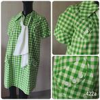 Vrolijke Vintage geruit mini jurk mt 36, Kleding | Dames, Ophalen of Verzenden, Maat 36 (S), Gedragen, Boven de knie