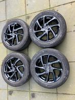 16 inch originele Opel Corsa F velgen banden zwart 4x108, Auto-onderdelen, Banden en Velgen, 16 inch, Gebruikt, Personenwagen