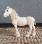 Schleich Witte Shire merrie 13735, Ophalen of Verzenden, Zo goed als nieuw, Paard, Beeldje of Figuurtje