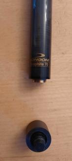 Top Longoni Graphite 70 VP2 ~11mm for Composita Keu 20mmDiam, Ophalen, Zo goed als nieuw, Keu of Ballen