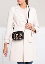 DKNY Donna Karan leren schoudertas, Overige merken, Zwart, Ophalen of Verzenden, Zo goed als nieuw