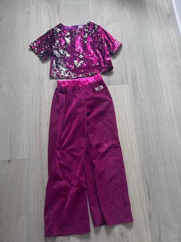 K3 Glitter Setje Maat 152 beschikbaar voor biedingen