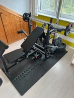 Universele Halterbank zwart Complete Set gripper kunststof, Ophalen, Zo goed als nieuw