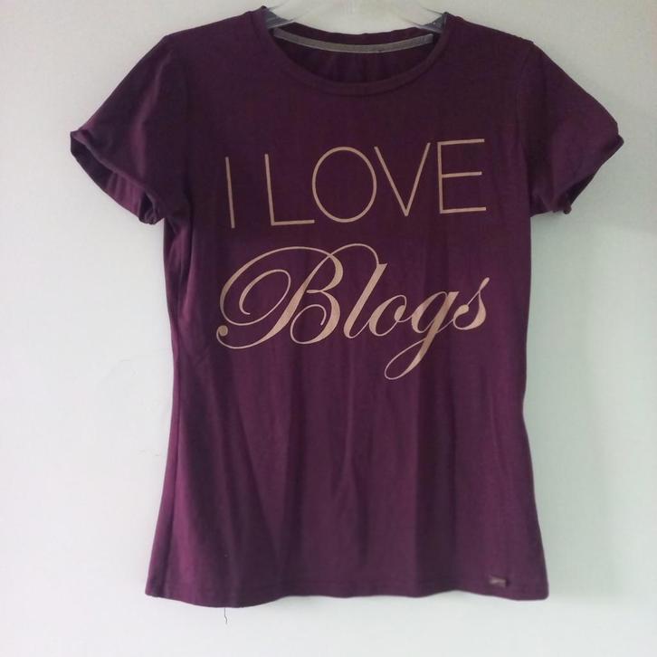 Josh V shirt bordeaux maat S, Kleding | Dames, T-shirts, Zo goed als nieuw, Maat 36 (S), Rood, Korte mouw, Ophalen of Verzenden