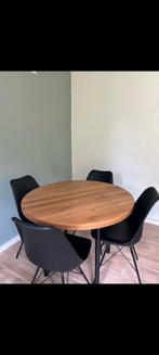Ronde eettafel, Huis en Inrichting, Tafels | Eettafels, Rond, Ophalen of Verzenden, Zo goed als nieuw, 100 tot 150 cm