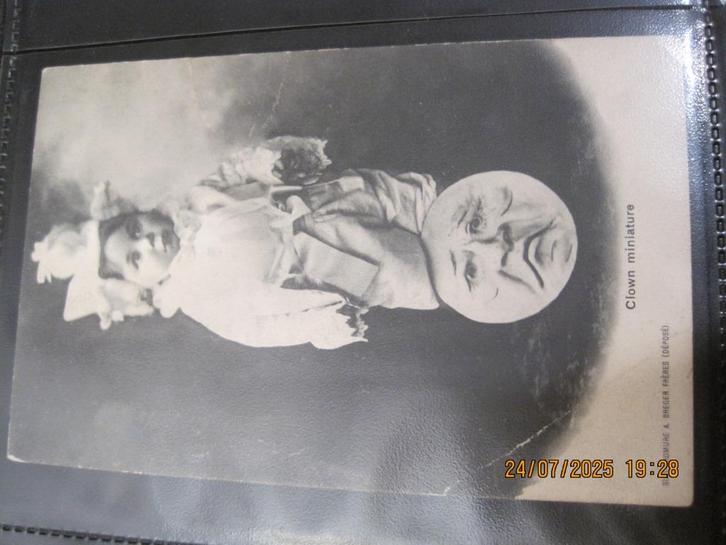 antieke ansichtkaarten clown pierrot pipo per stuk (351), Verzamelen, Ansichtkaarten | Themakaarten, 1920 tot 1940, Ophalen of Verzenden