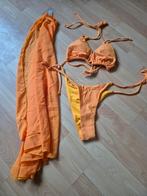 Nieuwe bikini met omslagdoek maat M. Shein, Kleding | Dames, Badmode en Zwemkleding, Nieuw, Oranje, Shein, Bikini